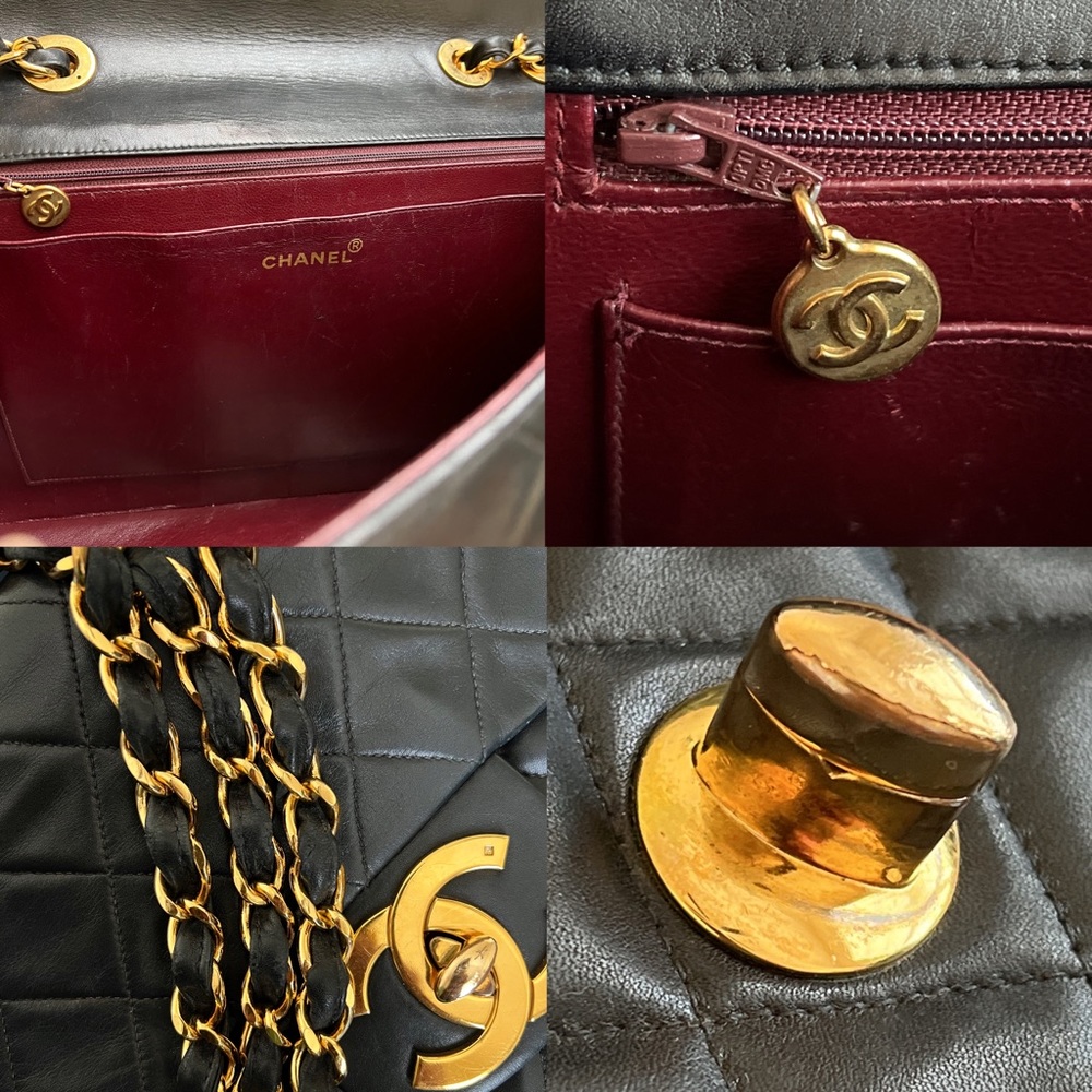 SOLD**Chanel Classic Vintage Maxi Jumbo XL Single Flap Bag - Picture 10 of 11